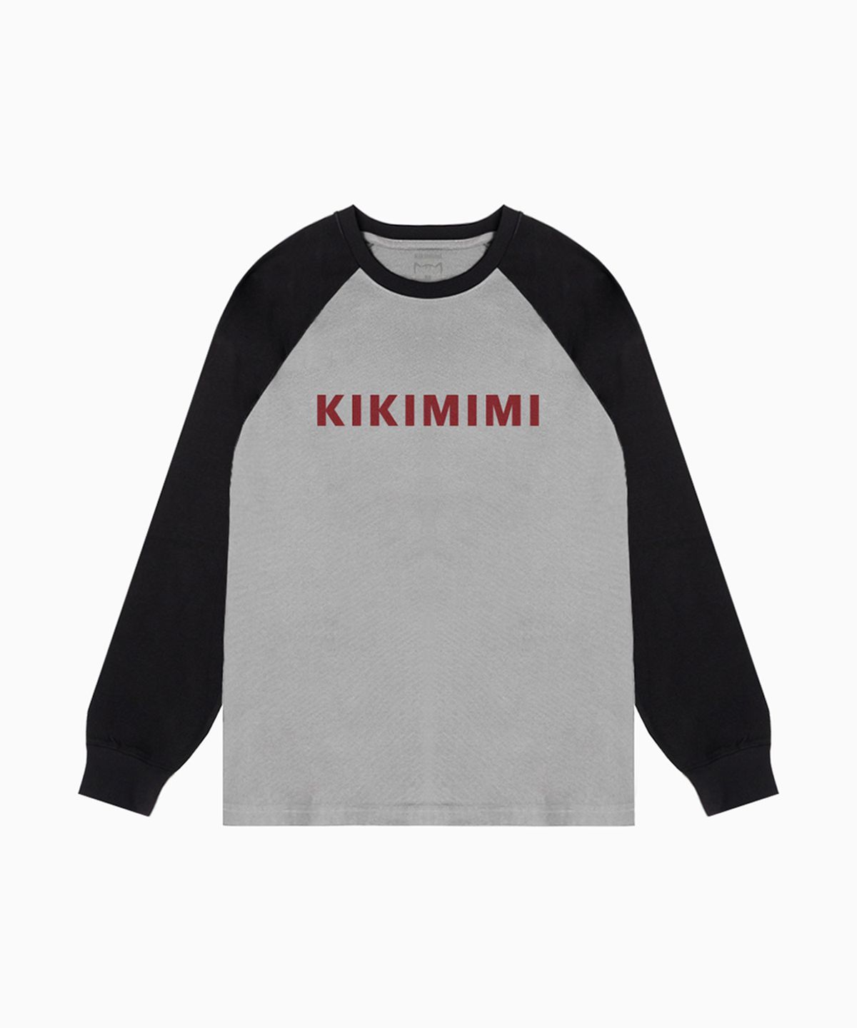키키미미(KIKIMIMI) KIKIMIMI FONT RAGLAN RIB LONGSLEEVES (MELANGE)