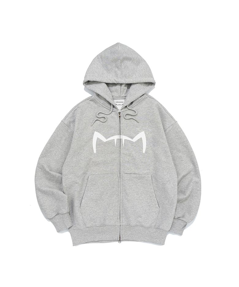 SIGNATURE KITTY LOGO HOOD ZIP-UP (MELANGE)