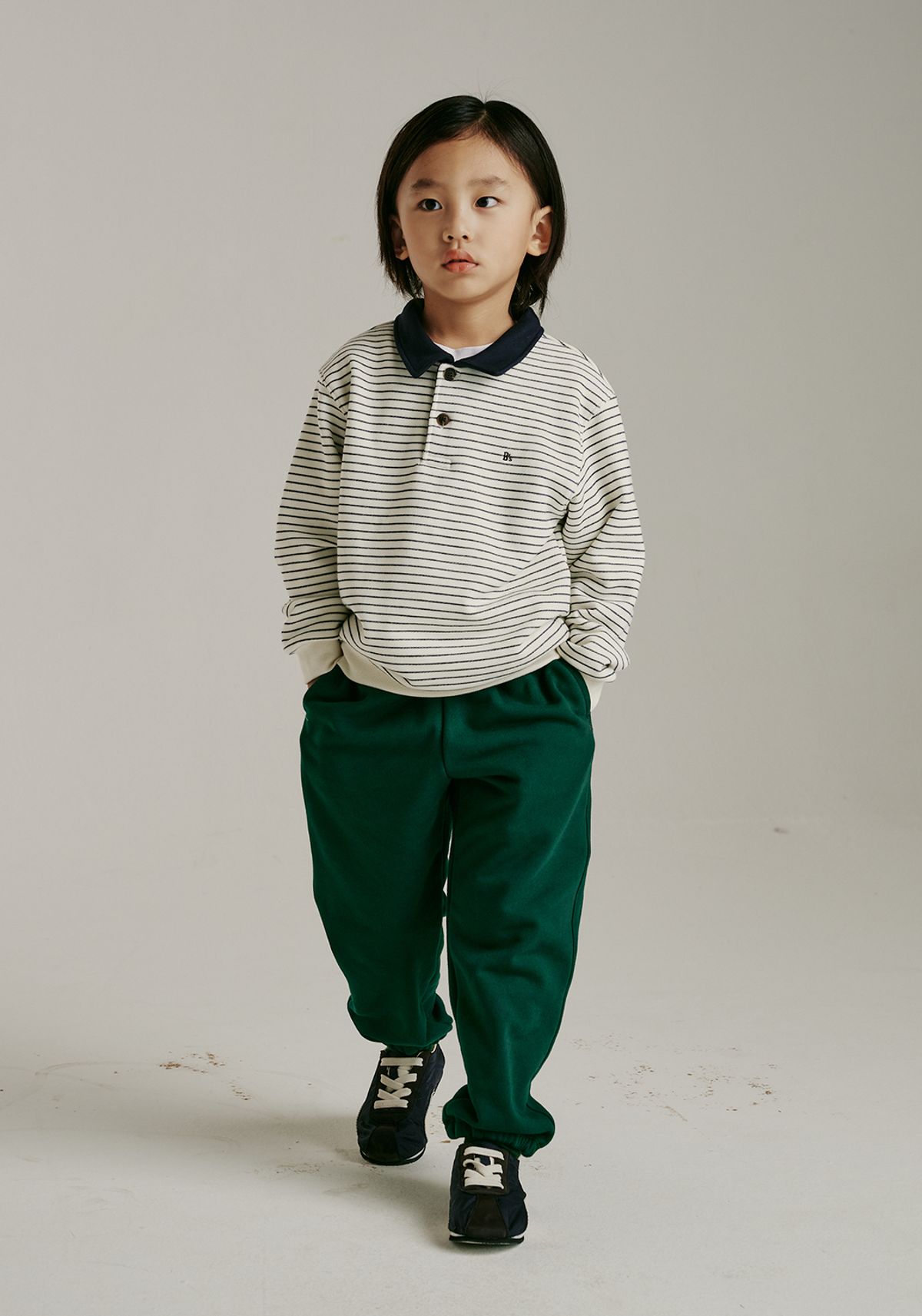 빈(BEEN) BA57PT05GN 그린 조거 팬츠