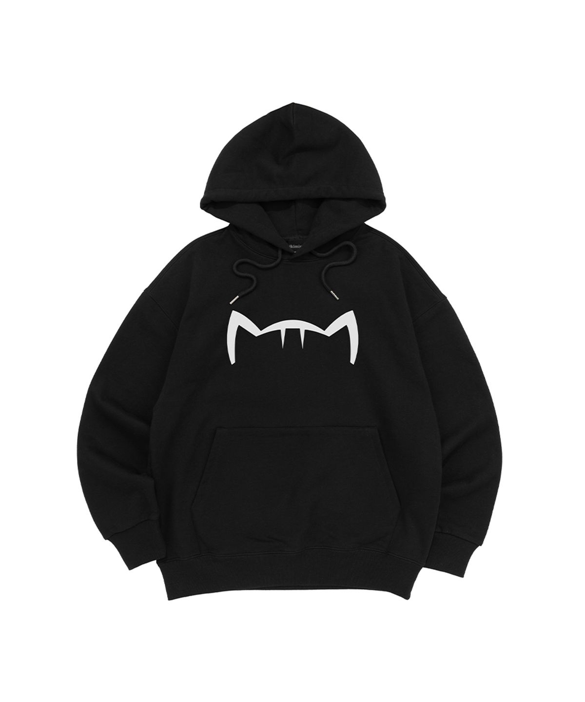 키키미미(KIKIMIMI) SIGNATURE KITTY LOGO HOOD (BLACK)