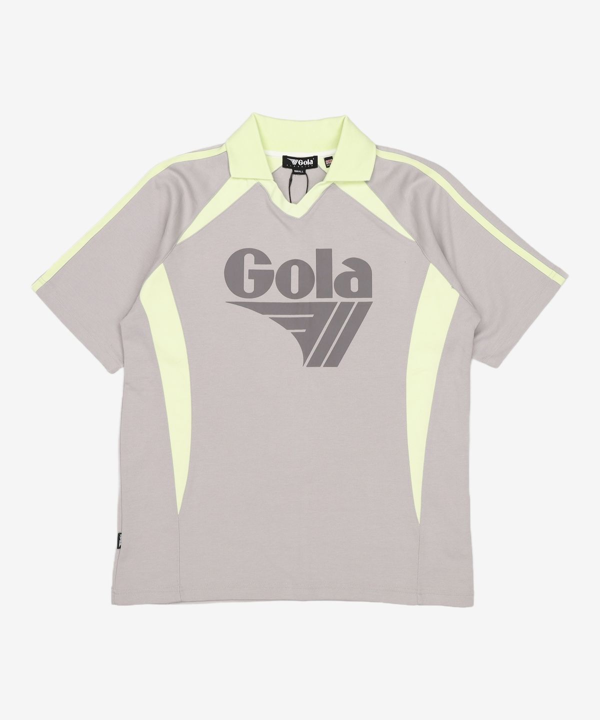 골라(GOLA) TRACK POINT LOGO T-SHIRTS [LIGHT GRAY] S