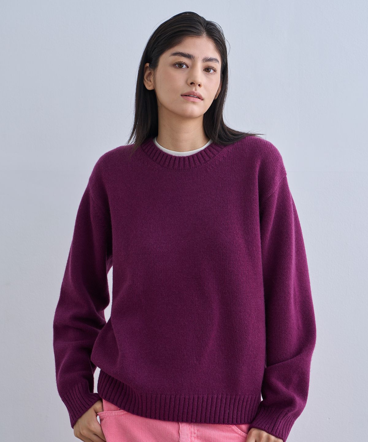정감 스튜디오(JEONGGAM STUDIOS) Soft Round Knit_2 Color