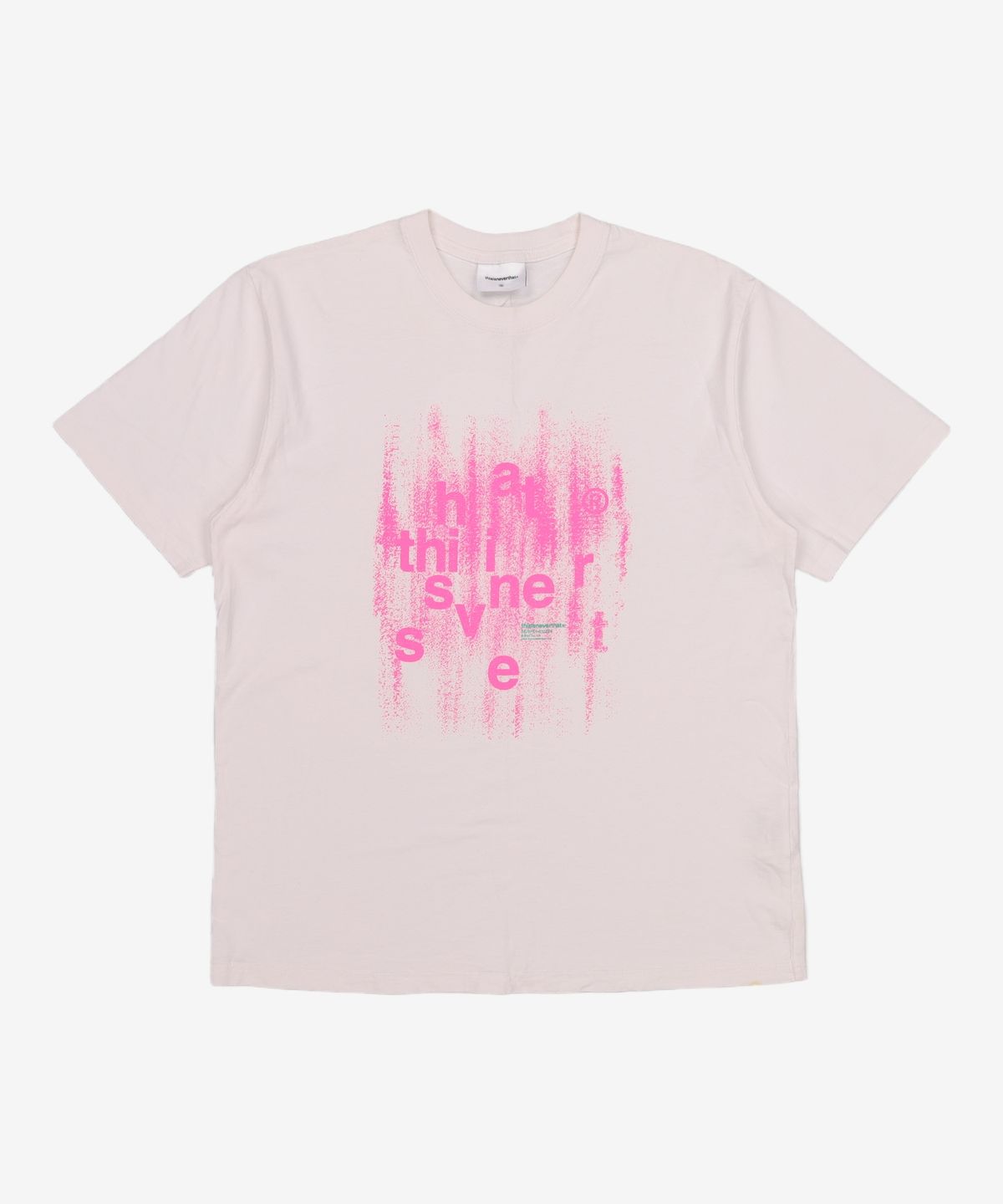 디스이즈네버댓(THISISNEVERTHAT) (SS23) Brushed Paint Tee - White M