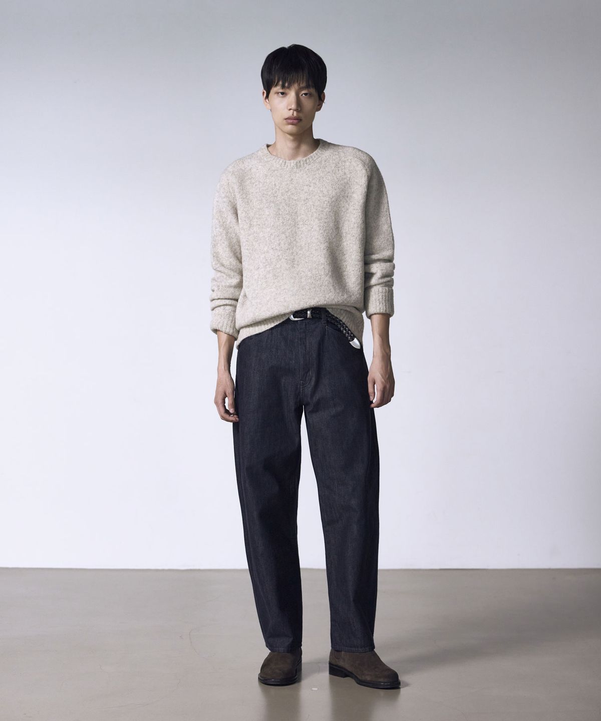 더니트컴퍼니(THEKNITCOMPANY) 울 부클레 스웨터 4color