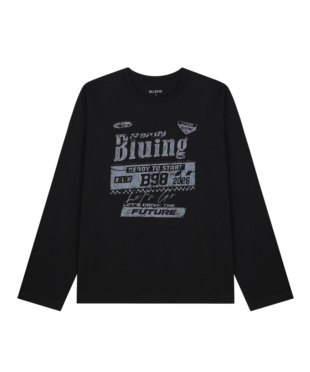 블루잉(BLUEING) BLUEING FUTURE LONG SLEEVE [BLACK]