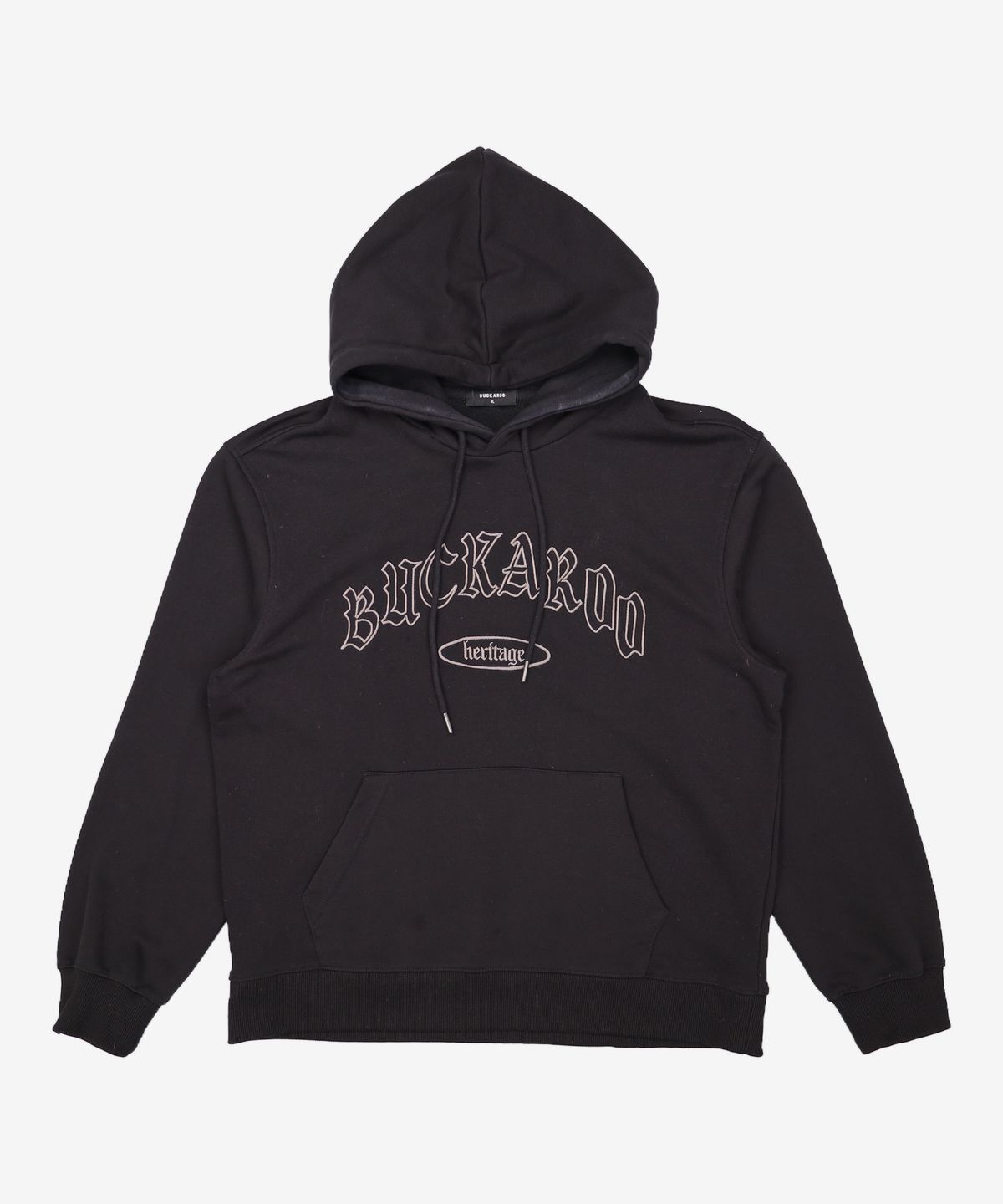 버커루(BUCKAROO) C/P 쭈리 후드티셔츠 블랙 XL