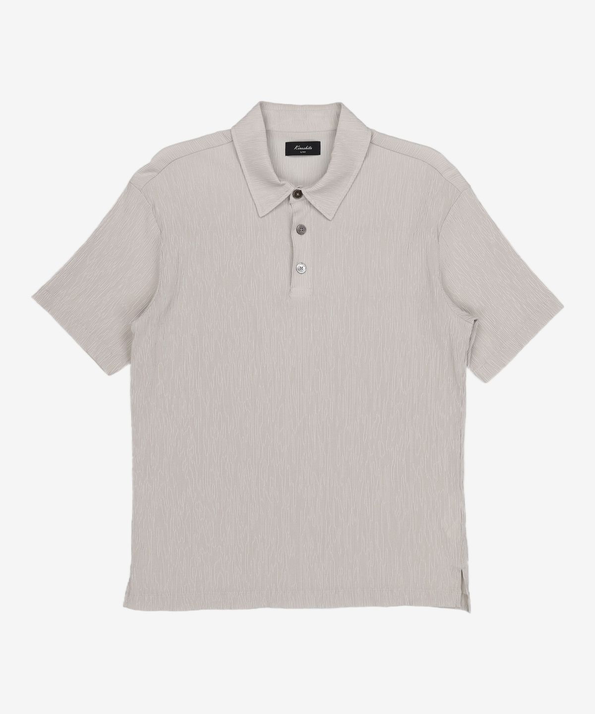 티엔지티(TNGT) Kinoshita Seersucker Polo (Light Beige) TNTS6E201I2 100