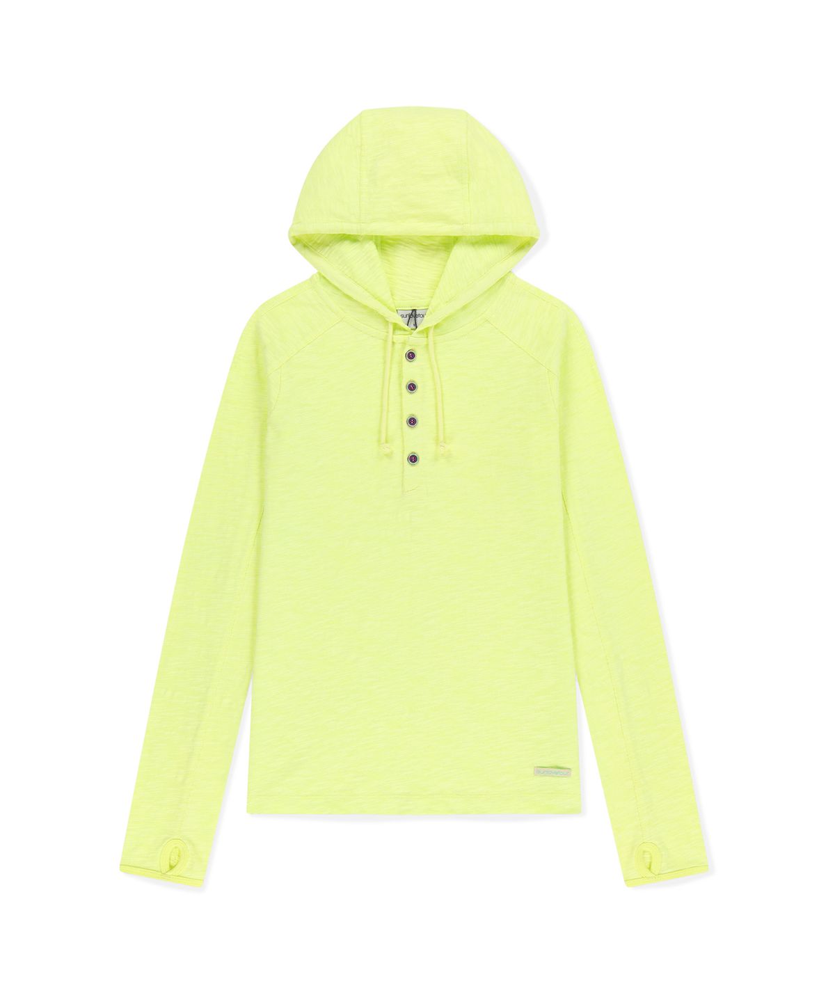 썬러브투어(SUNLOVETOUR) Slub Hooded LS Tee Lemon