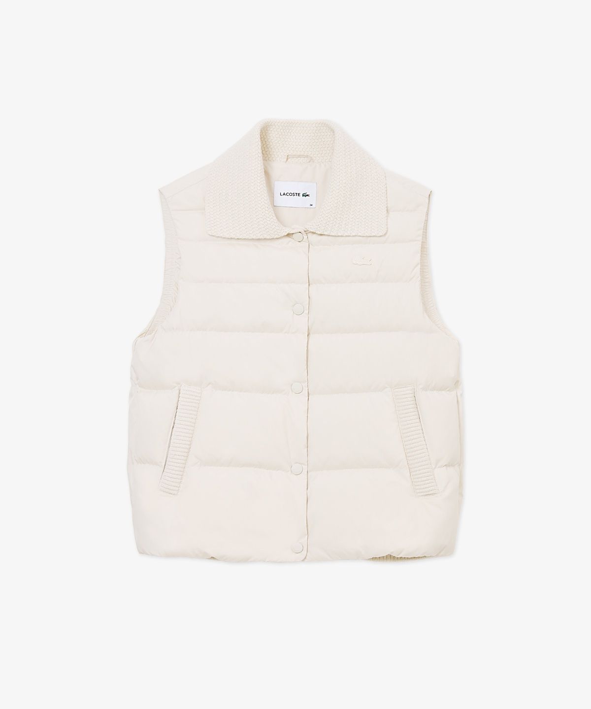 라코스테(LACOSTE) 여성 스웨터 카라 다운 베스트 BF422E-56N 70V