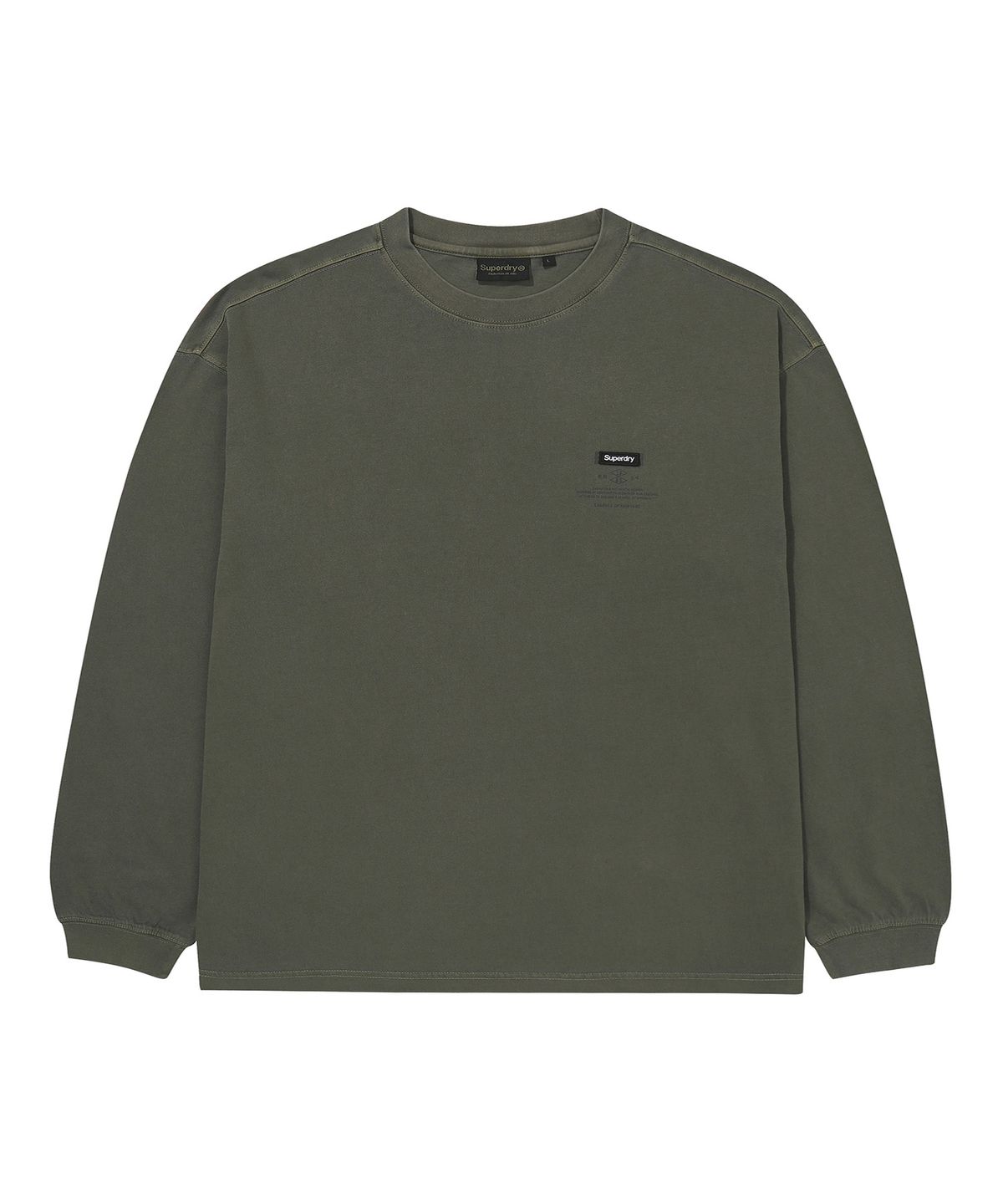 슈퍼드라이(SUPERDRY) 다잉 롱슬리브 카키 SDUILDQ05KHK
