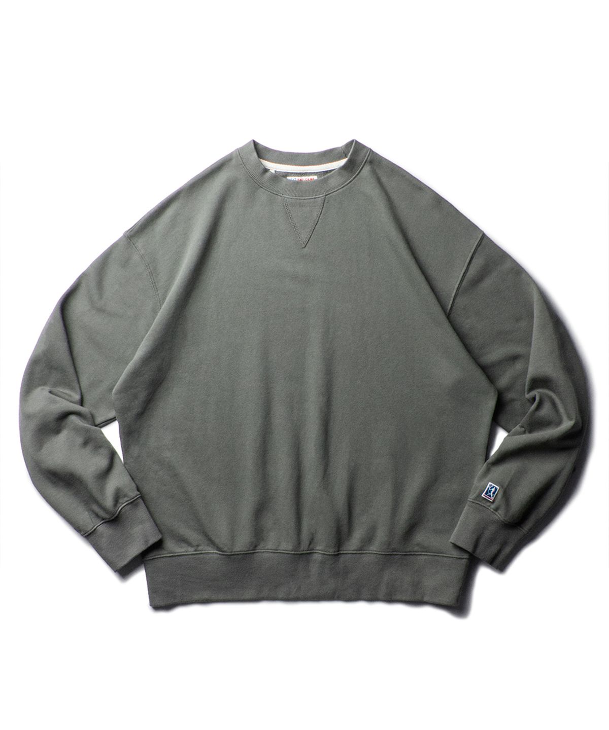 더 레스큐(THE RESQ) CLASSIC PATINA SWEATSHIRT [FADED OLIVE]