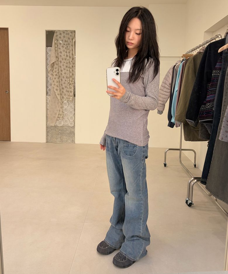 [지연 PICK] VINTAGE BOOTCUT DENIM PANTS [BLUE]