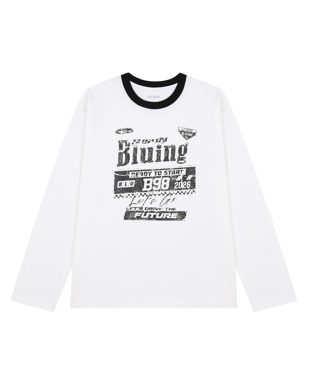 블루잉(BLUEING) BLUEING FUTURE LONG SLEEVE [WHITE]