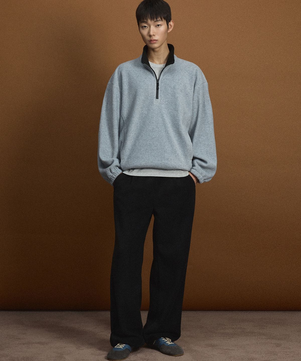 티엔지티(TNGT) Fleece Wide-Leg Pants (Black) TNPA6F112BK