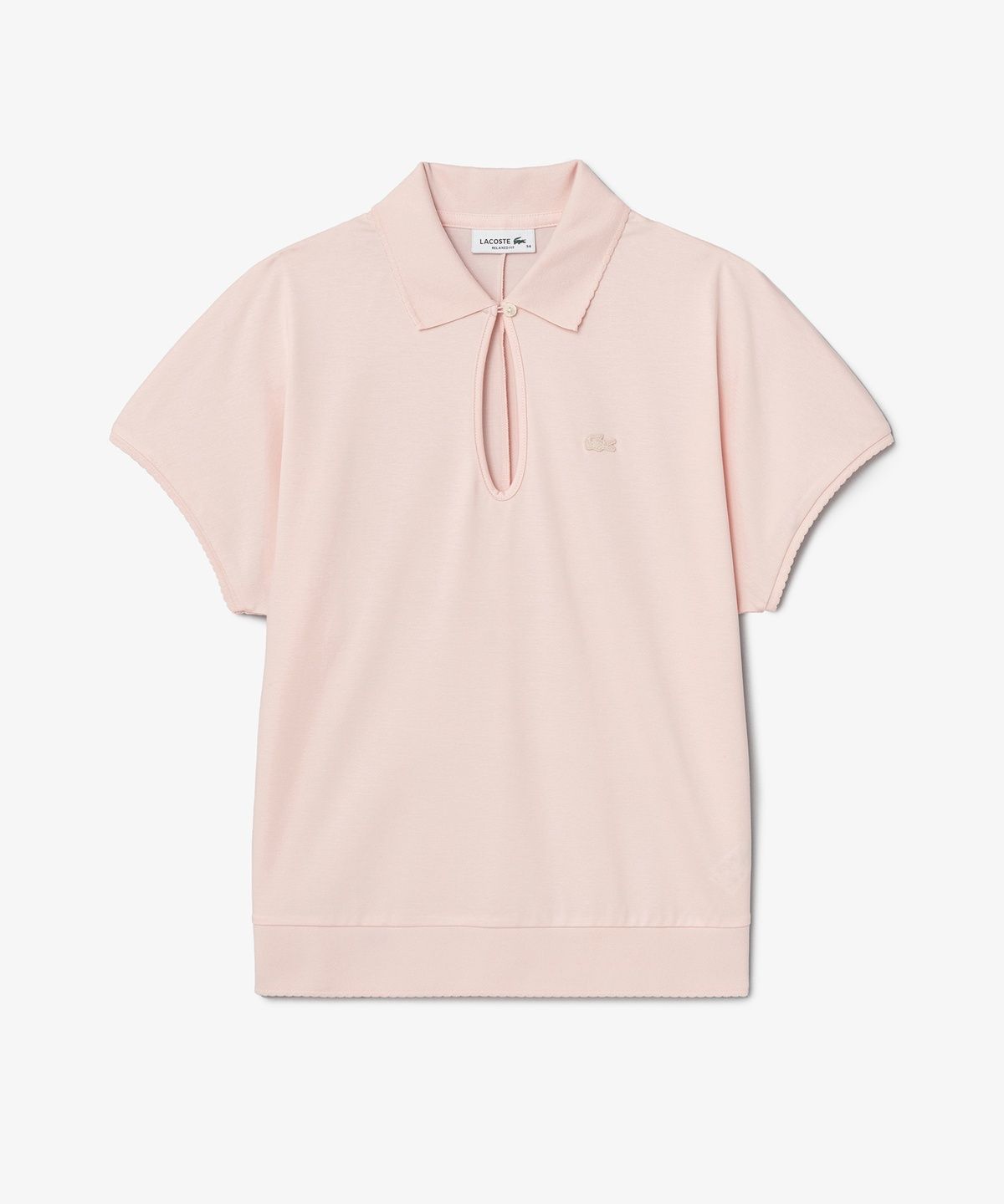 라코스테(LACOSTE) 여성 스캘럽 키홀 폴로셔츠 AG166-56N N6I