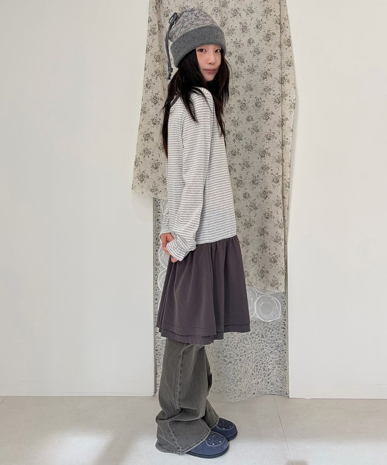[지연 PICK] VINTAGE BOOTCUT DENIM PANTS [KHAKI]
