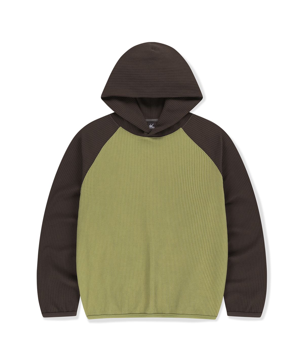 썬러브투어(SUNLOVETOUR) Aero Waffle Hoodie Light Olive