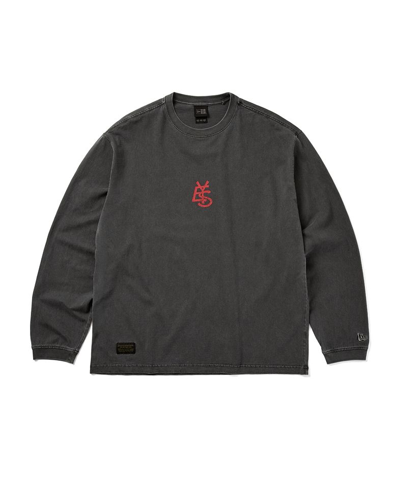 YESEYESEE X NEWERA Dyed Arch Tee Charcoal