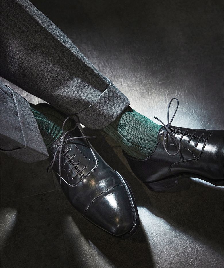 ETS001 남성 실켓 정장 립 드레시 양말 ANDRE: Silket Rib (28 Colors)
