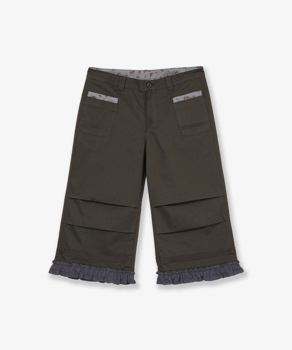 에이이에이이(AEAE) ANKLE MEDIUM PANTS [CHARCOAL]
