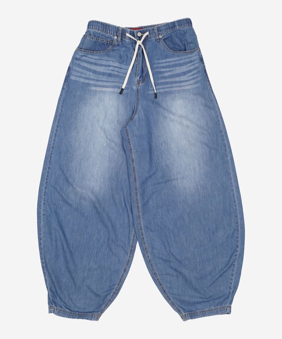 기철(KICHUL) SUMMER VACATION BALLOON PANTS (MID BLUE) L