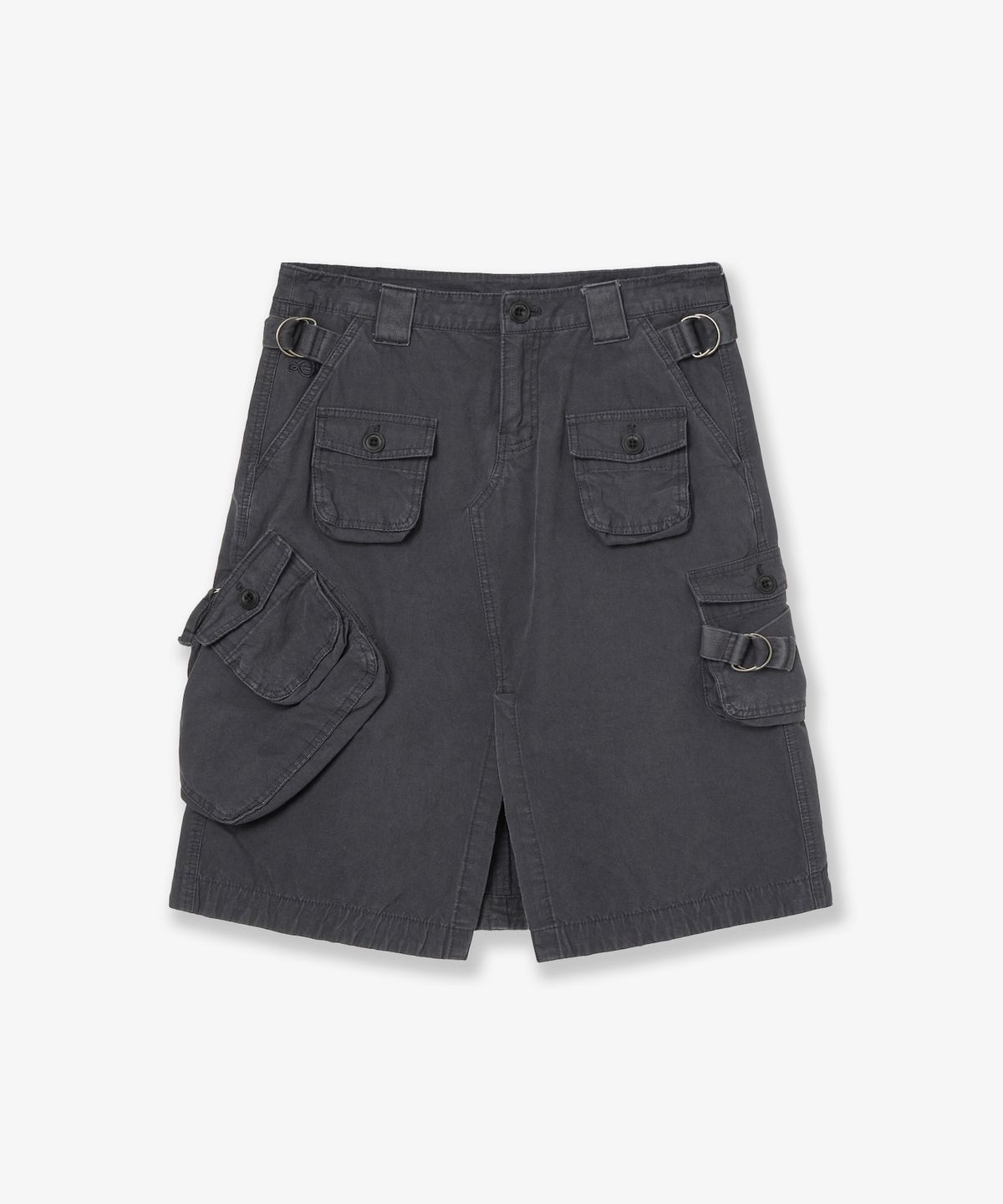 에이이에이이(AEAE) UTILITY WORK SKIRT [CHARCOAL]