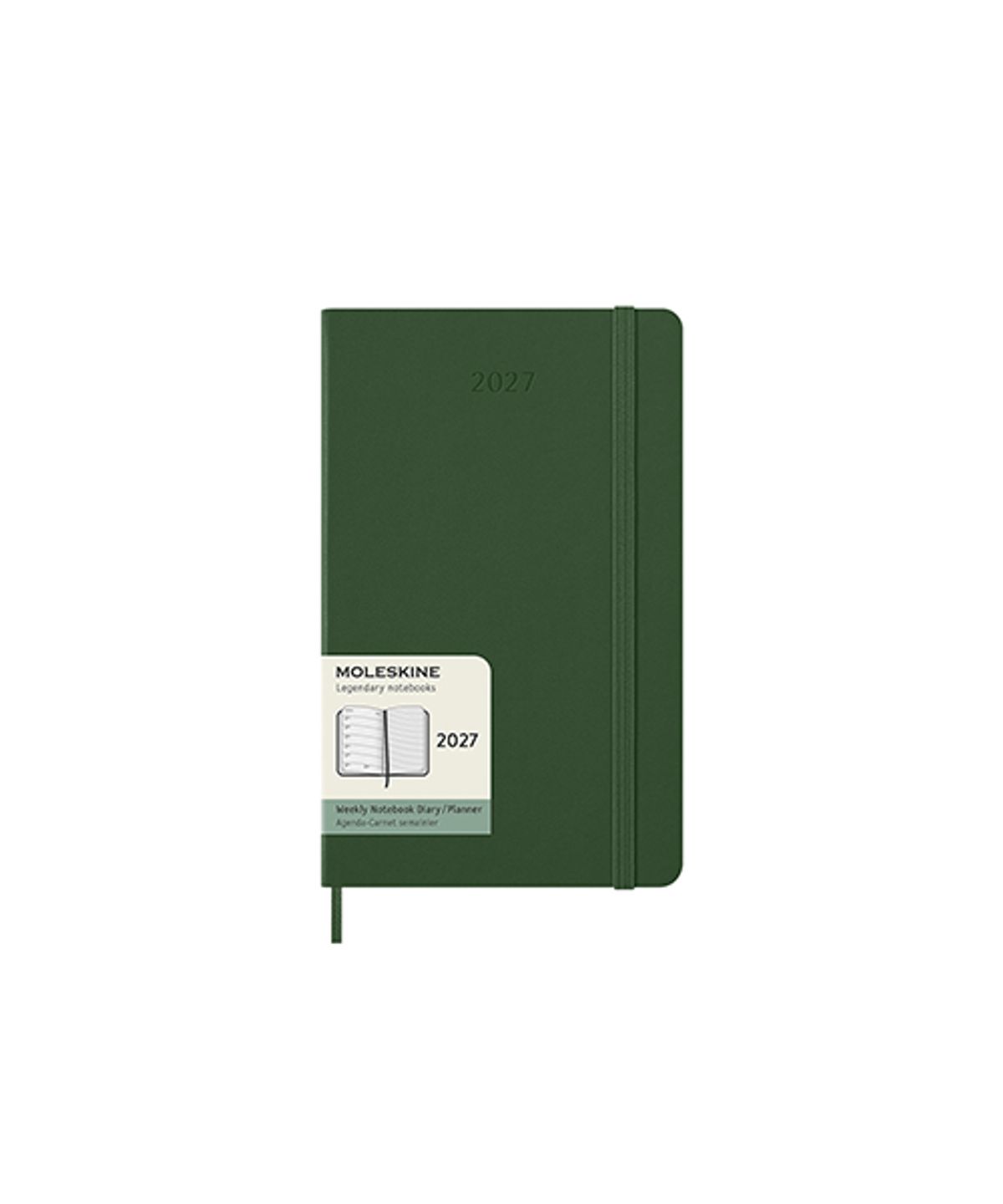 몰스킨(MOLESKINE) 2027위클리/머틀그린 하드 L