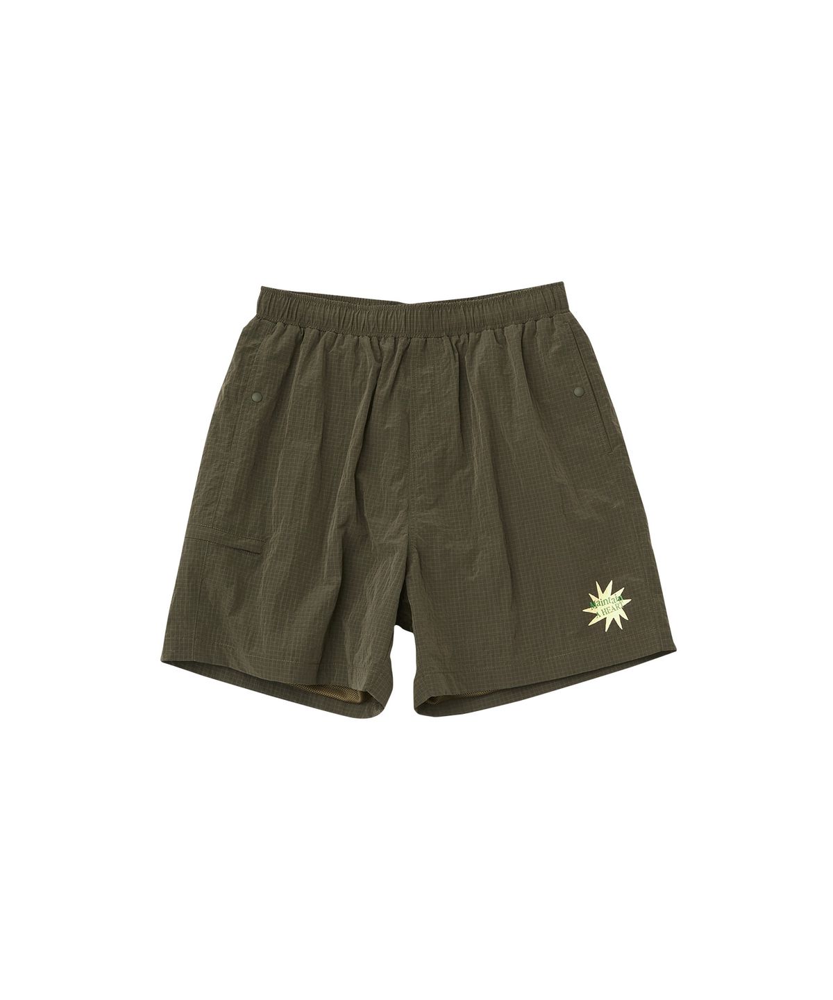 엠아이엠(MIM) Logo Shorts_Dark Green