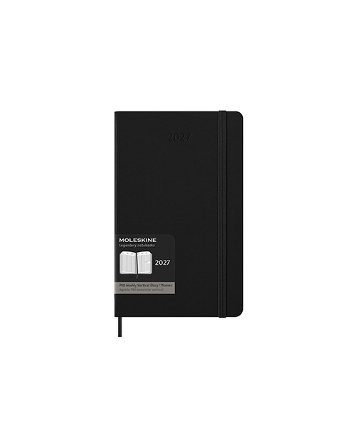 몰스킨(MOLESKINE) 2027프로 위클리(세로형)/블랙 하드 L