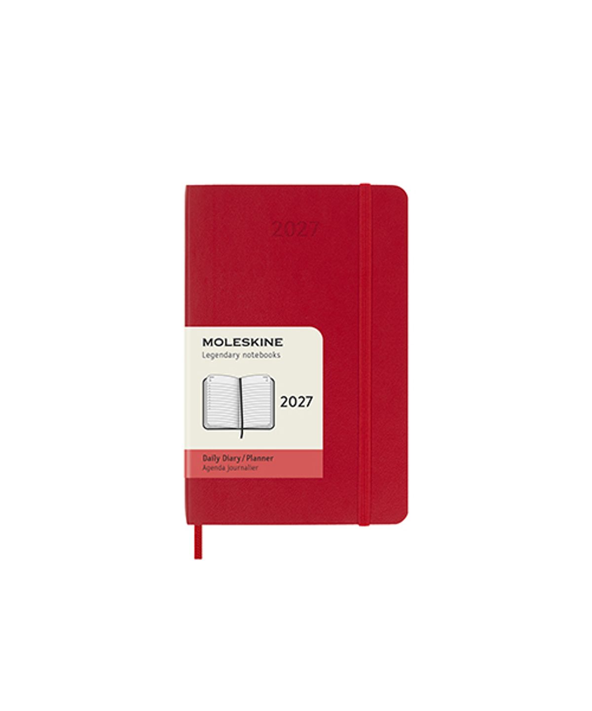 몰스킨(MOLESKINE) 2027데일리/스칼렛레드 소프트 P