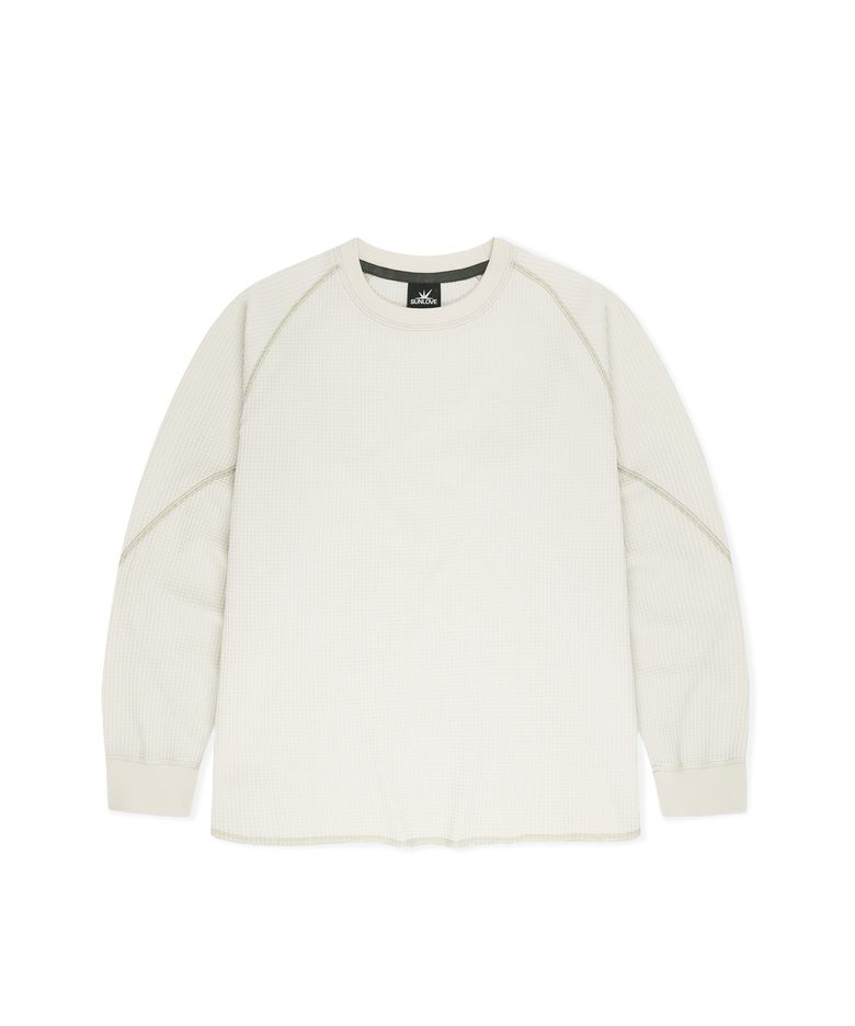 Aero Waffle LS Tee Ivory