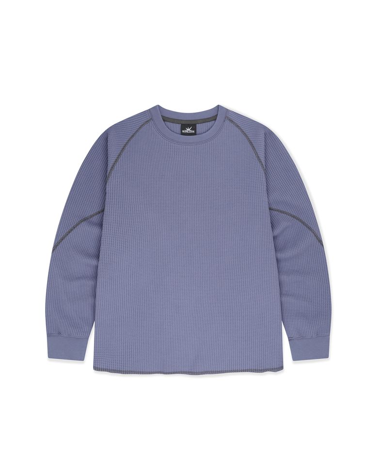 Aero Waffle LS Tee Purple