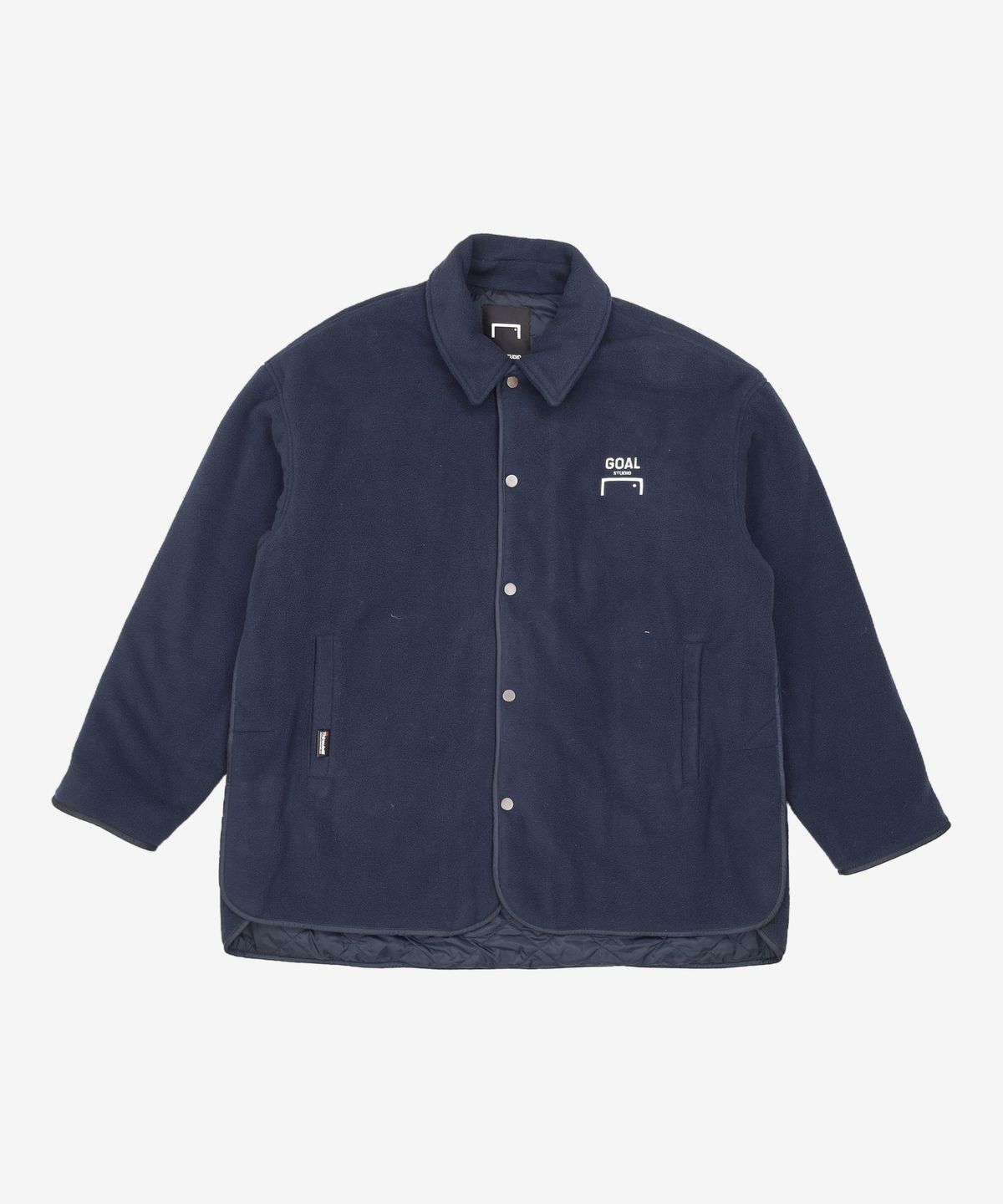 골스튜디오(GOALSTUDIO) OVERSIZED FLEECE SHIRTS JACKET - BLACK L