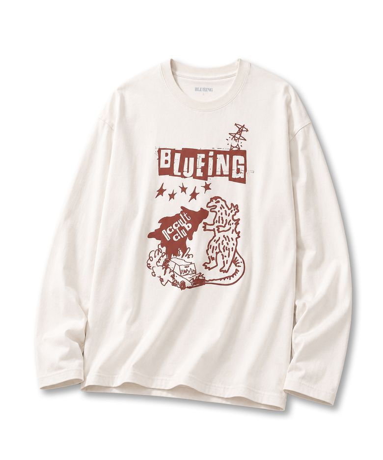BLUEING OCCULT CLUB LONG SLEEVE [CREAM]