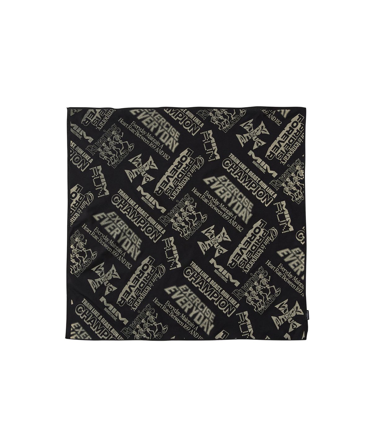 엠아이엠(MIM) COLLAGE BANDANA_Black