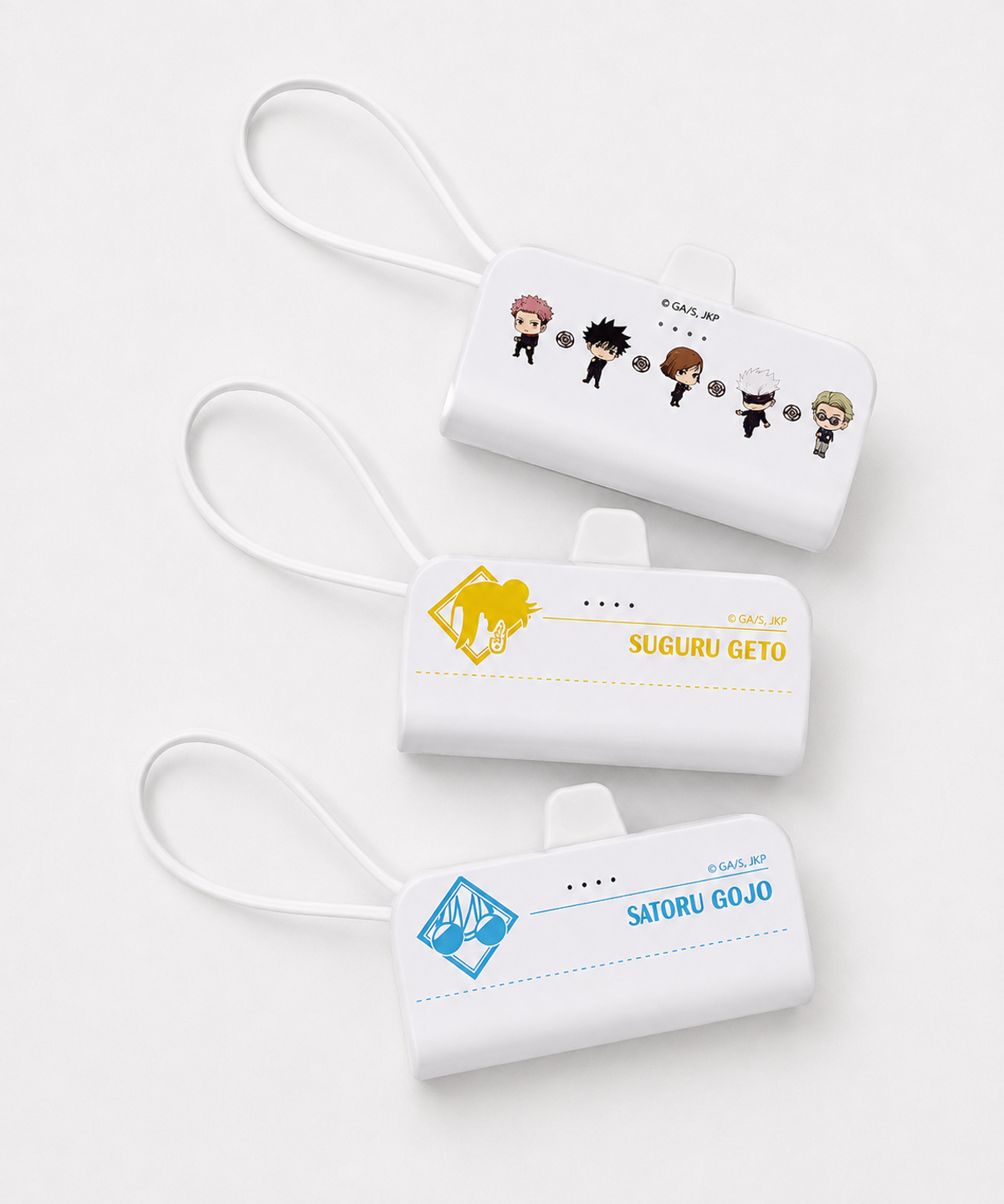 에잇클로드(8CLOTHE) 주술회전 회옥옥절 도킹형 보조배터리 C타입 8핀 5000mAH