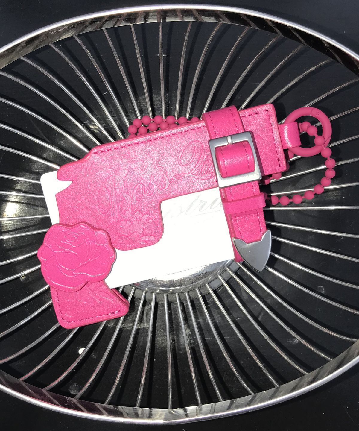 러브이즈트루(LUVISTRUE) RL PISTOL CARD WALLET(PINK)