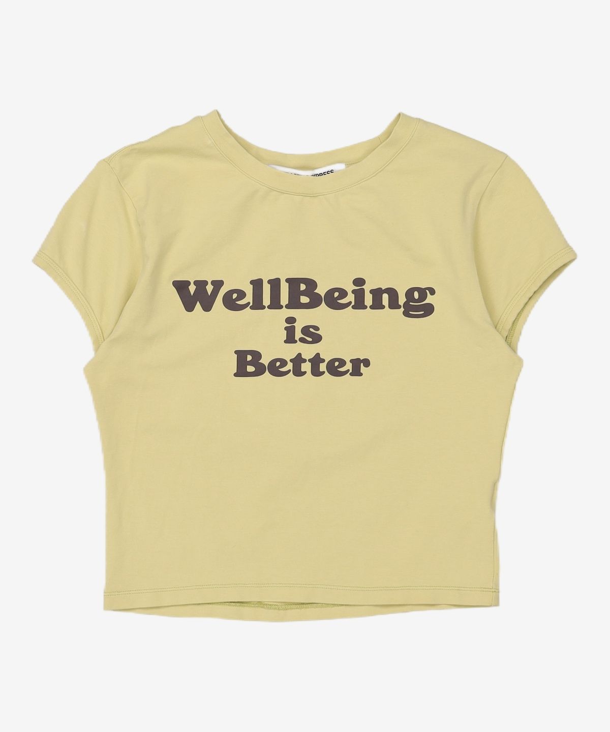 웰빙익스프레스(WELLBEING EXPRESS) Wellbeing Is Better Half Sleeve Lime S