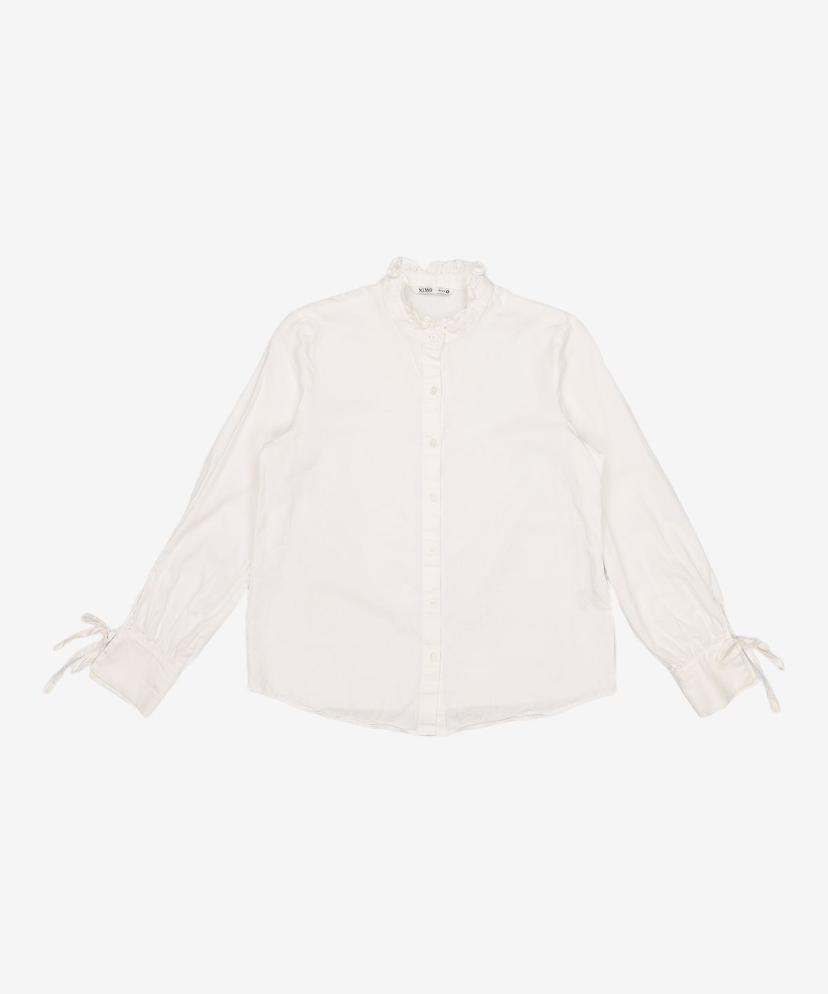 미쏘(MIXXO) 커프스 리본 셔츠 MIWYW8T31A S