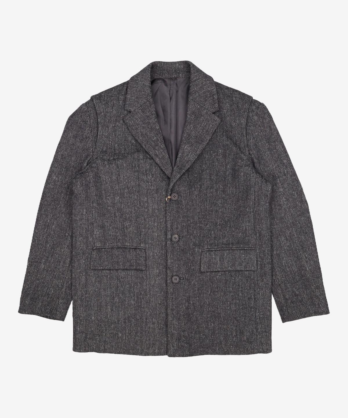 마틴플랜(MARTIN PLAN) Flash Wool Blazer - BLACK 100