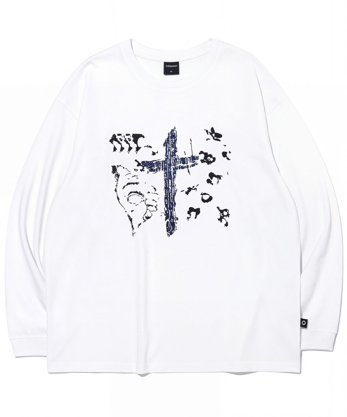 오드펄(ODDPEARL) cross long sleeve(white)