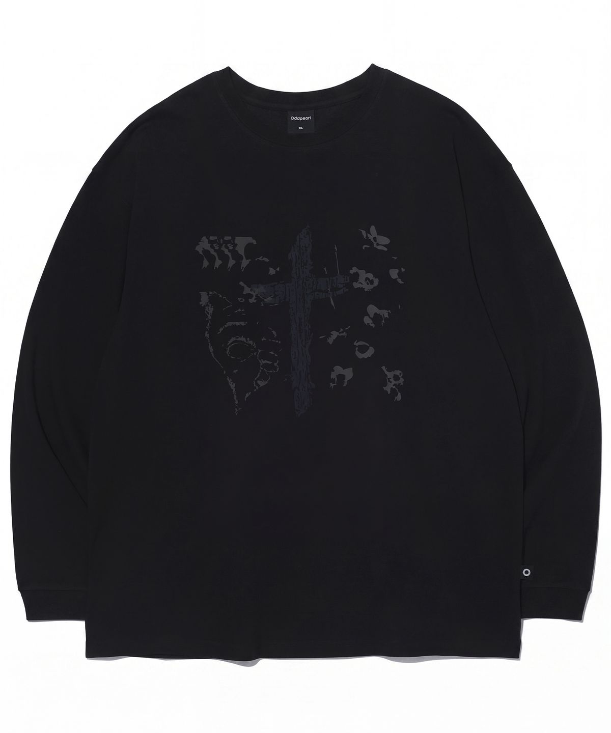 오드펄(ODDPEARL) cross long sleeve(black)