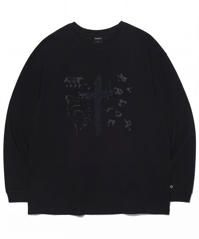 cross long sleeve(black)