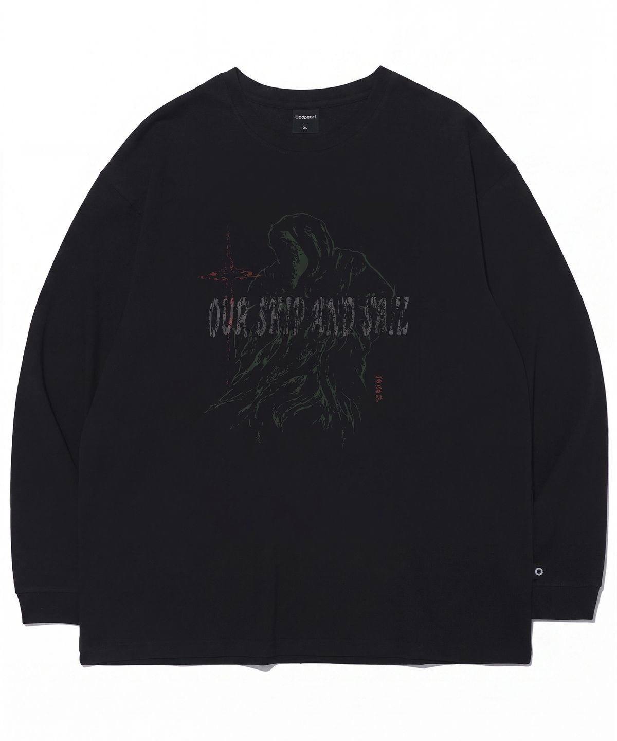 오드펄(ODDPEARL) ghost long sleeve(black)