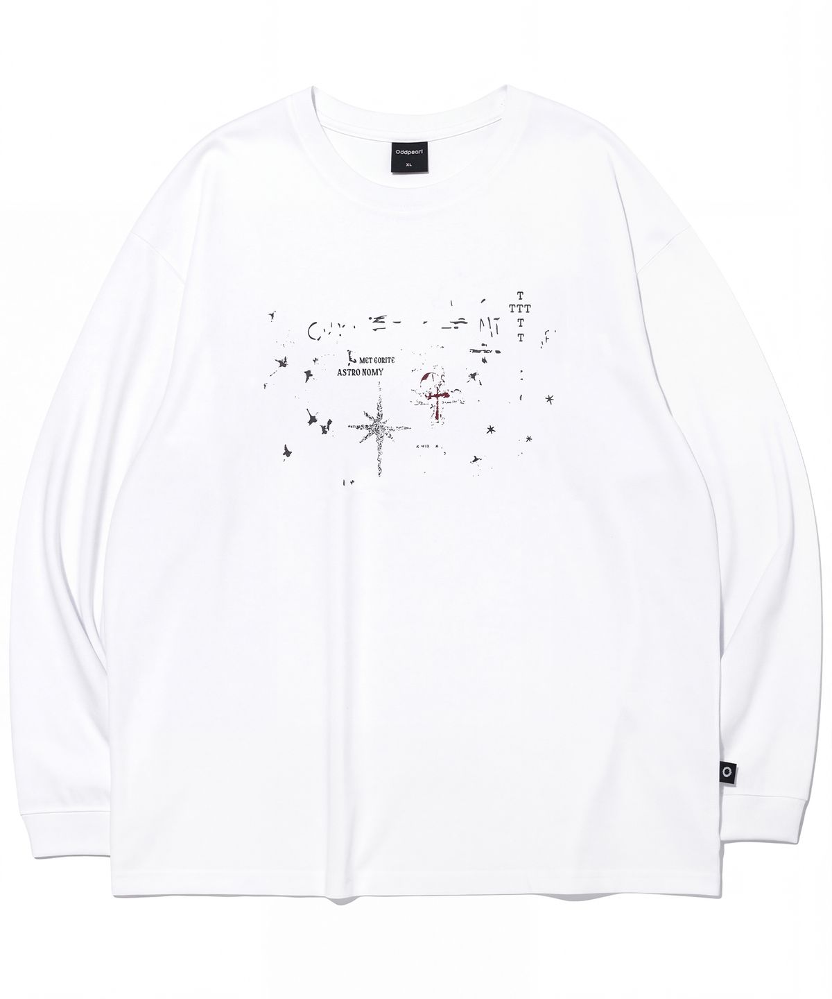 오드펄(ODDPEARL) star long sleeve(white)
