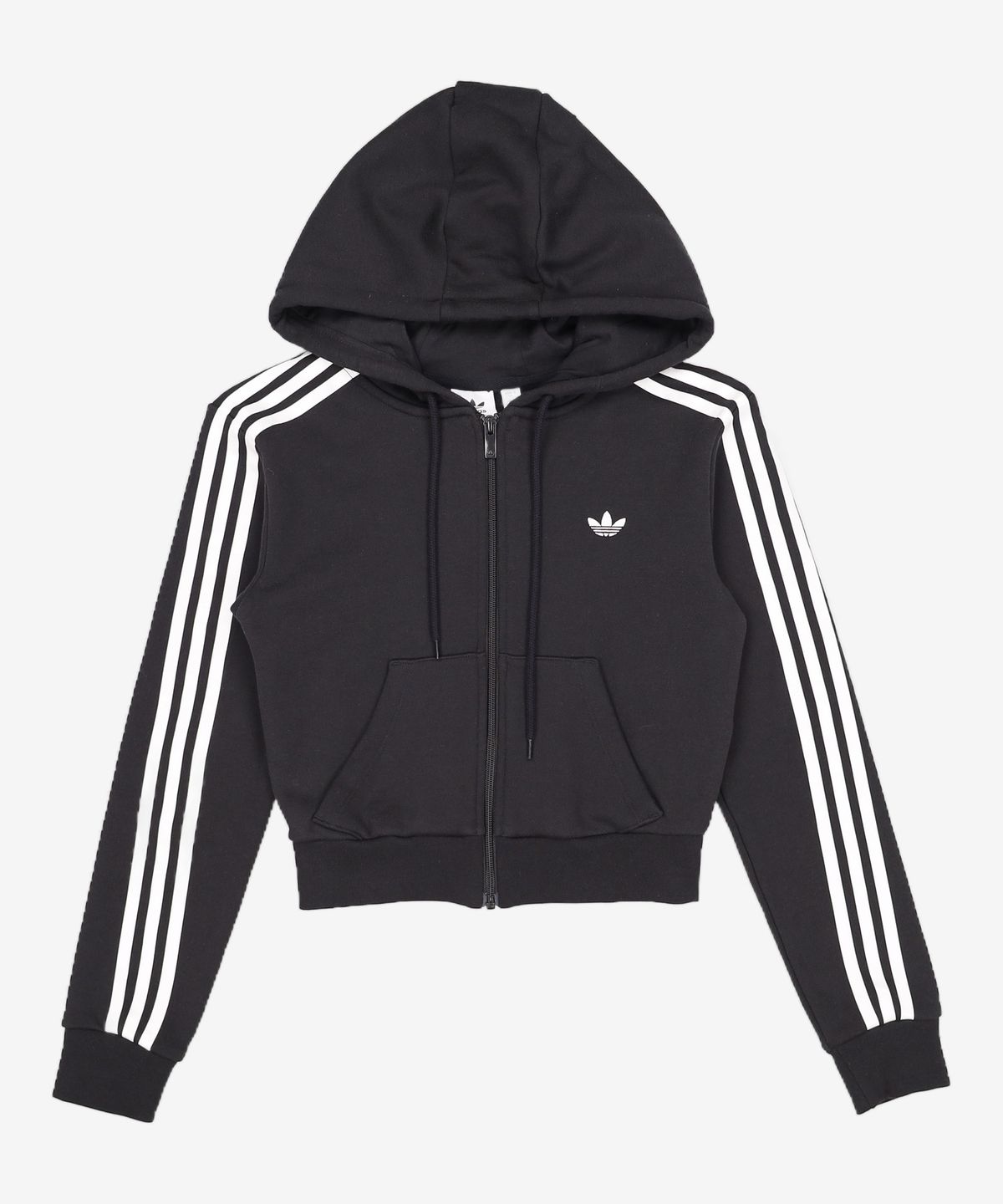 아디다스(ADIDAS) ADILENIUM 3 워시드 쇼트 풀집 후디  - 블랙 / JX9220 XS
