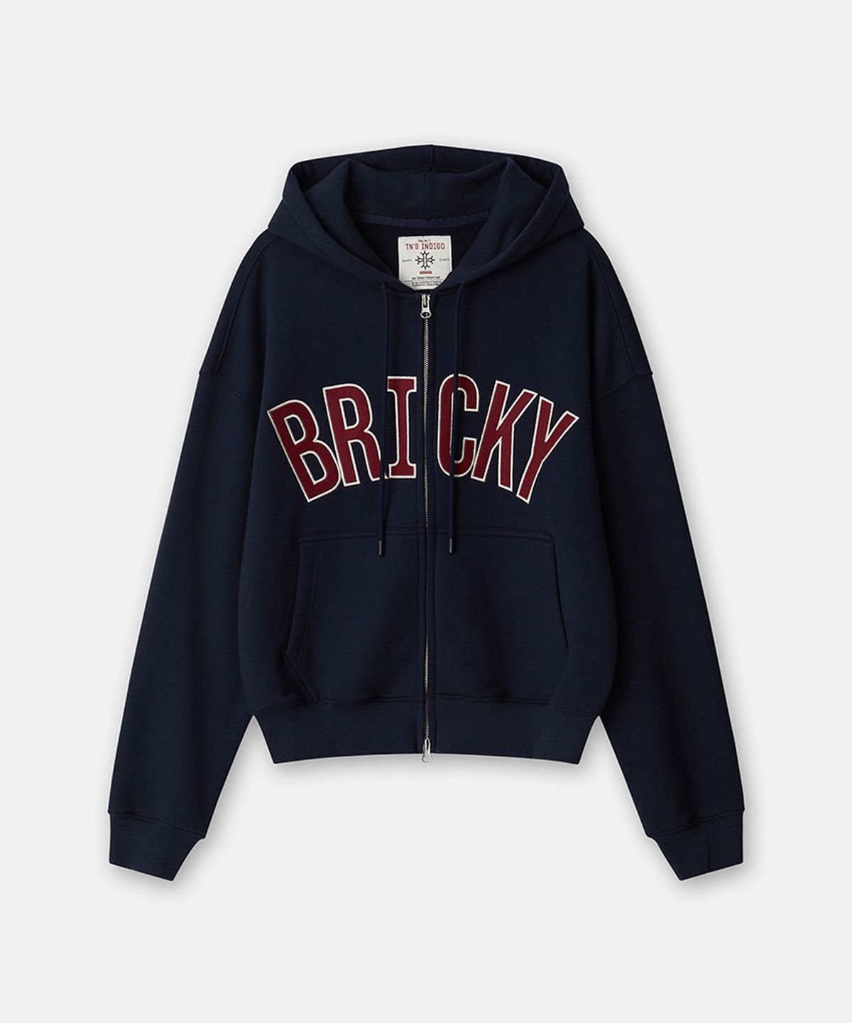 툴룬즈브릭(TOULN BRICK) TB-세미크롭브리키 후드집업 NY (E6W10G1205)