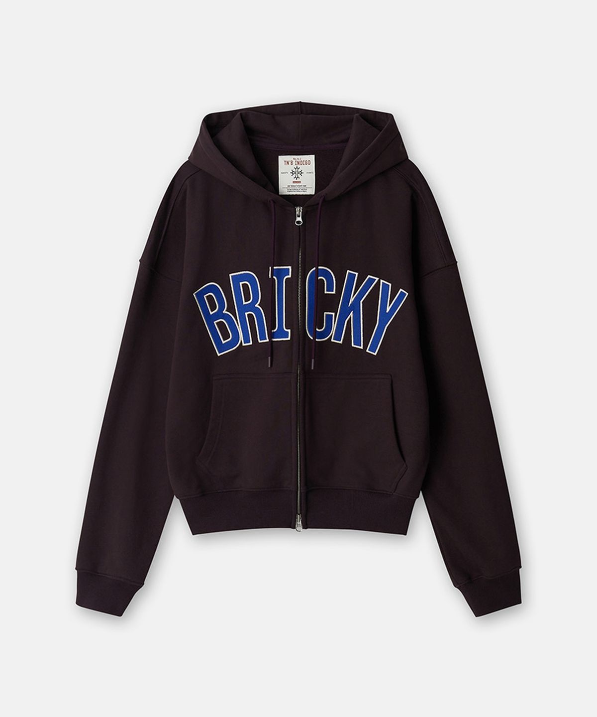 툴룬즈브릭(TOULN BRICK) TB-세미크롭브리키 후드집업 PU (E6W10G1204)