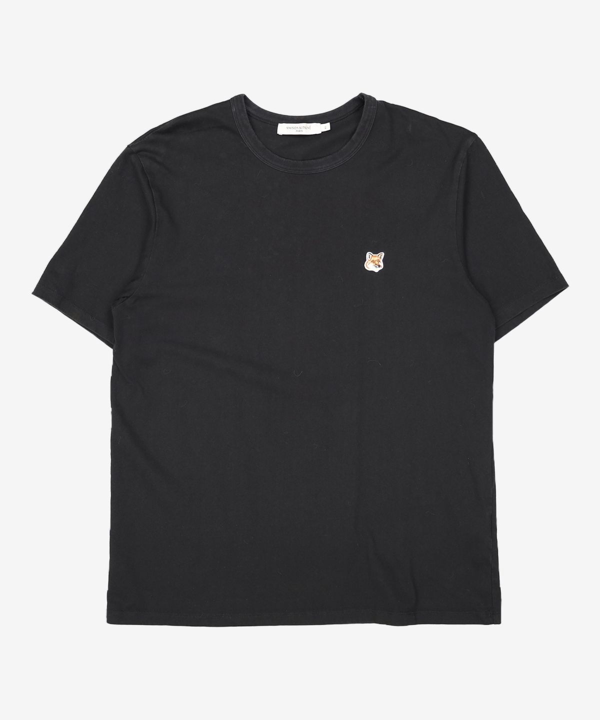 메종 키츠네(MAISON KITSUNE) 폭스헤드 반팔 티셔츠 AM00103KJ0008 P480 NAVY XL