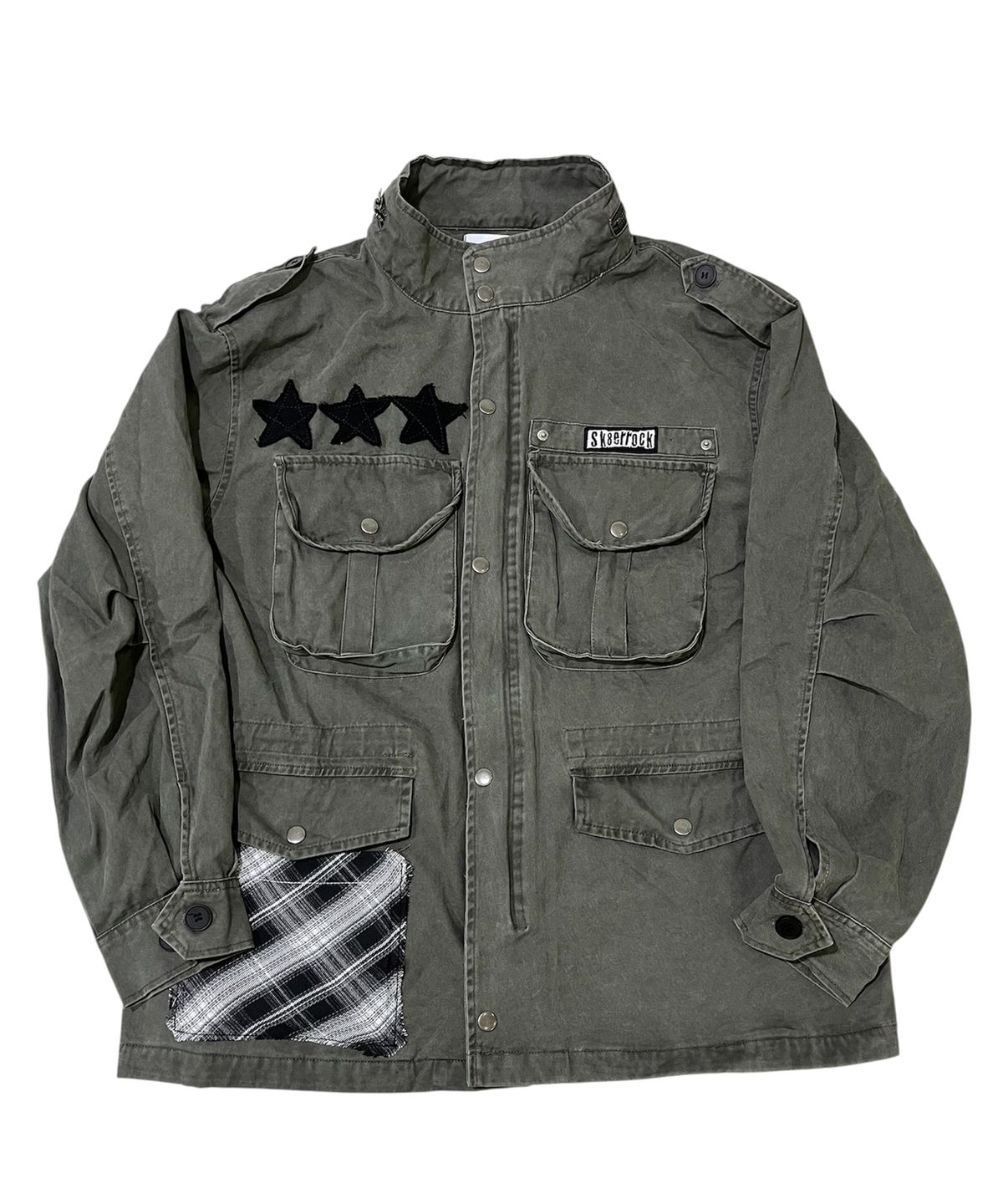 스케이터락(SK8ER ROCK) Riot Field Jacket (Khaki)